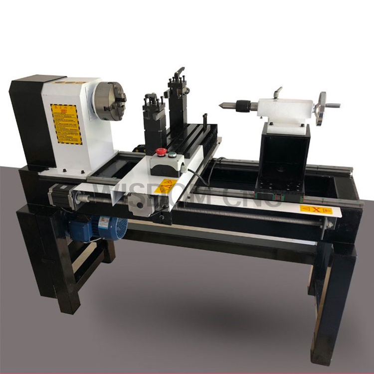 Economical Woodworking CNC Wood Turning Lathe Machine For Small Wood